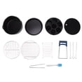 thumbnail image 2 of For Air Fryer Pans Set, Home For Air Fryer Pans Set Stainless Steel Wide Compatible Wearable Durable Easy Cleaning  For Kitchen 16cm,18cm,20cm, 2 of 8