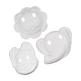 thumbnail image 2 of CIMAXIC Party 3 Pcs Animal Face Mask DIY Paintable Blank Mask Eco-friendly Pulp Party Mask Masquerade Costume Cosplay Accessory - Elephant Rabbit Lion (White),9.45"X7.28"X1.97", 2 of 4