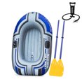 thumbnail image 1 of Inflatable Boat Portable Inflatable Boat Thicken PVC Inflatable Boat Foldable Inflatable Boat with Air Pump Paddle, 1 of 8