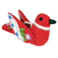 thumbnail image 1 of Wild Woolies DZI471283040 Handmade & Fair Trade Alpine Love Bird Felt Ornament - Red, 1 of 1