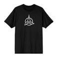 thumbnail image 1 of Star Trek The Next Generation Klingon Symbol Black T-Shirt, 1 of 2