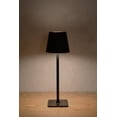 thumbnail image 2 of Mainstays LED Rechargeable Table Lamp, Matte Black Metal, 2 pack, 2 of 5