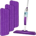 thumbnail image 1 of CUITING 3 Pcs Replacement Microfiber Pad for Universal Commercial 16.5 Inch Mop Head Flat Mop Head Wet & Dry Commercial Cleaning Refills Reusable Mop Refills Fit for Most Microfiber Flat, 1 of 7