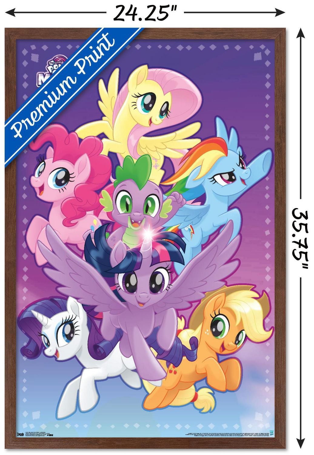 Hasbro My Little Pony Movie - Adventure Wall Poster, 14.725" x 22.375"