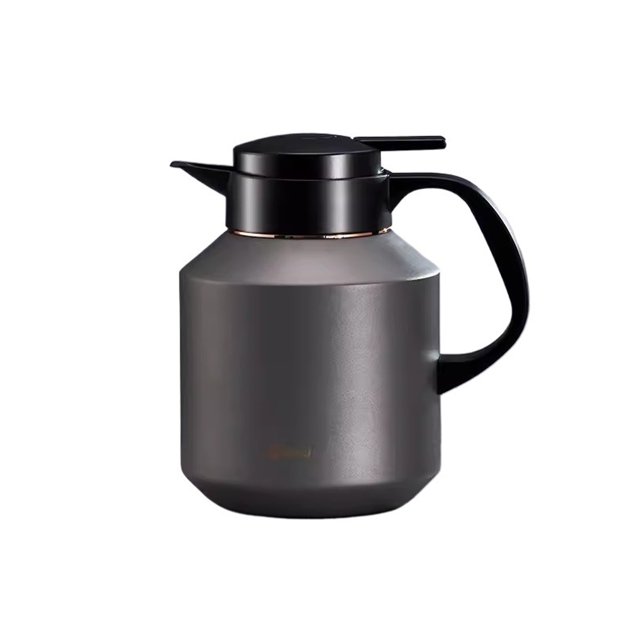 Thermos Household Large-capacity Thermos New Ceramic Liner Stewed Tea Kettle Hot Water Bottle Show Temperature Kettle Water Warmer