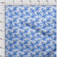 thumbnail image 3 of oneOone Cotton Jersey Light Blue Fabric Floral Craft Projects Decor Fabric Printed By The Yard 58 Inch Wide, 3 of 4