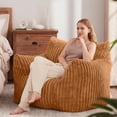 thumbnail image 3 of Giant Bean Bag Chairs  Large Comfy Fuzzy Bean Bag Sofa Chair with Filling Big Faux Fur Beanbag Armchair for Bedroom Living Room Reading Gaming, 3 of 5