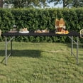 thumbnail image 3 of DEXTRUS 6FT Folding Table, Black, 3 of 9