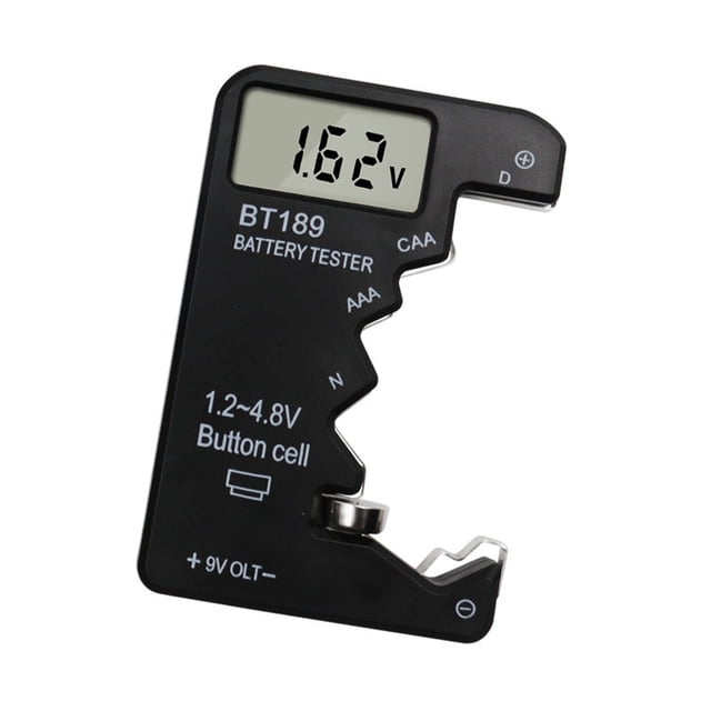 PEONAVET Chopper Tester Capacity Meter Digital Display Tool for AA AAA 6F22 9V 1.5V - Accurate Testing and Clear Display - Ideal