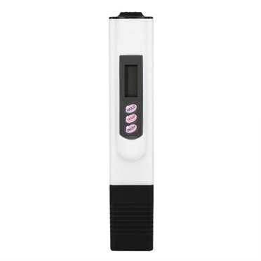 Qiilu Testeur de Compteur TDS d'Eau, Stylo Testeur de Compteur TDS d'Eau, Stylo de Test de Qualité d'Eau Numérique LCD Filtre de Pureté TDS Testeur de Compteur 0-9990 PPM Température Portable