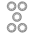 thumbnail image 3 of Ruiboury Lightweight And Easy To Install - Smooth Operation Chain Ring For Bicycles Bicycles Crank Bike Chain 48T black 5Set, 3 of 6