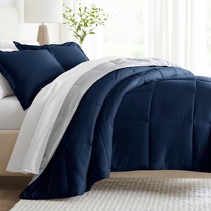 Linen Market Reversible Queen Comforter Set (3 Piece) - Bring Luxury Home With Our Soft & Lightweight Down Alternative Comforters Queen Size - Queen Bed Set Includes Your Comforter & 2 Pillow Shams
