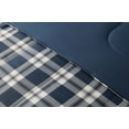 thumbnail image 5 of Mainstays Plaid Navy Reversible Comforter Twin, 5 of 5
