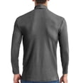 thumbnail image 2 of WREESH Chandail à Col Roulé pour Hommes, Uni, Côtelé, Coupe Ajustée, Tricoté, Chandail de Base, 2 of 3