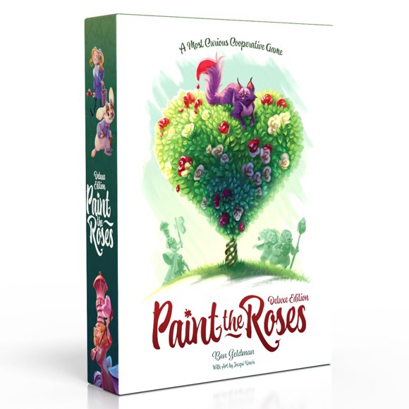 Paint The Roses Jeu de Société de Luxe par North Star Games - Jeu de Société de Stratégie Casse-Tête Alice au Pays des Merveilles â?? 2-5 Joueurs - Temps de Jeu Moyen 60 Minutes - 11 Ans et +