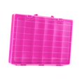 thumbnail image 4 of GUOOL Boîte de Rangement pour Jouets 48 Compartiments Transparente avec Poignée Bac de Rangement pour Perles Noix Couture Rose, 4 of 9