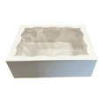 thumbnail image 1 of Easy Popup White Window Cake / Bakery Box 14″ x 10″ x 5″ - 25 pack, 1 of 1