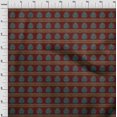 thumbnail image 3 of oneOone Organic Cotton Poplin Twill Fabric Leaves & Lotus Block Decor Fabric Printed BTY 42 Inch Wide, 3 of 4