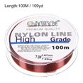 thumbnail image 2 of Uxcell Ligne de Pêche en Nylon Monofilament Enduit de Fluorocarbone 109Yard 17Lb Rouge Vin, 2 of 7