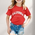 thumbnail image 2 of WEAIXIMIUNG Camisoles à Soutien-Gorge Intégré pour Femmes Garçon et Fille Mode Décontractée Imprimé Col Rond Ample T-Shirt à Manches Courtes Haut 10-11 Ans, 2 of 4