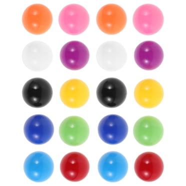 20pcs Small Colored Plastic Balls for Kids Games Replacement Ball for Ball Drop Toy Counting Balls for Learning Versatile Math Teaching Supplies