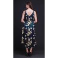 thumbnail image 3 of Bimba Robe de Plage Bohème Sans Manches Midi à Bretelles Imprimée Florale pour Femme - Xxx-Grand, 3 of 5