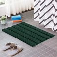 thumbnail image 2 of CHUN YI Anti-slip Bathroom Mat Absorbent Plush Polyester, 20"x32", Green, 2 of 6