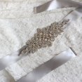 thumbnail image 4 of Wedding Ribbons Bridal Belt Dress Prom Wedding ribbons belt Crystal Sashes Evening Party Handmade Rhinestones Waistband, 4 of 7