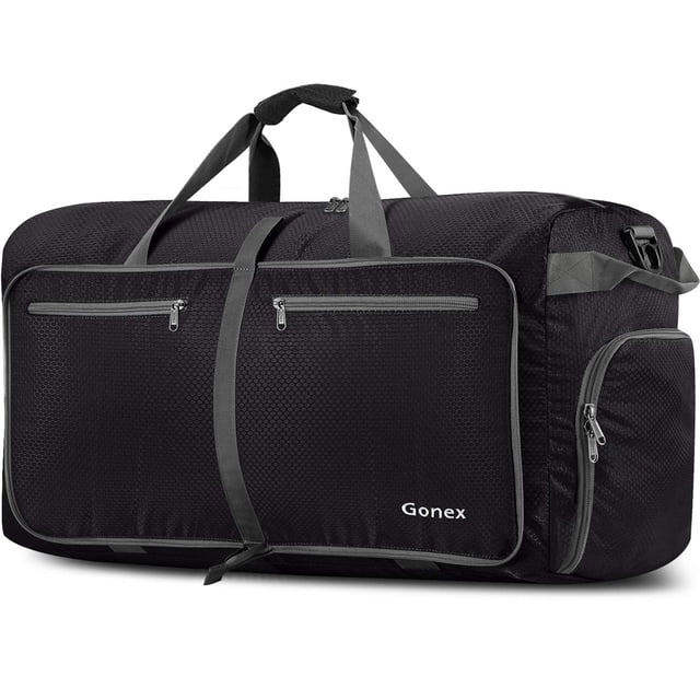 gonex Sac de Voyage Pliable 100L, Bagage Extra Grand (Noir)