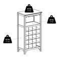 thumbnail image 4 of 92729- Meuble à vin Ancona modulaire avec support à verres et 20 bouteilles, 4 of 8