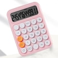 thumbnail image 3 of Maytalsory Flexible Key Calculator For Students And Professionals Fashionable And Vintage Scientific Calculator Pink, 3 of 6