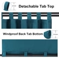 thumbnail image 3 of Rideaux Intérieurs Extérieurs pour Patio \ Panneau de Rideau à Oeillets Bloquant le Soleil pour Intimité, Rideaux Résistants aux Intempéries pour Gazebo, Véranda avant, Pergola, Kaki G x H Panneau, 3 of 9
