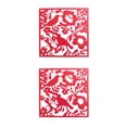 thumbnail image 2 of ZheElen 4piece Lightweight Hanging Divider Screens For Versatile Space Foldable Red Bird Chart 2Set, 2 of 6