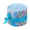 thumbnail image 2 of Ensemble de 20 Rouleaux de Tissu Jelly de 2,4 Po à Motif Floral avec Différents Motifs, 2 of 8
