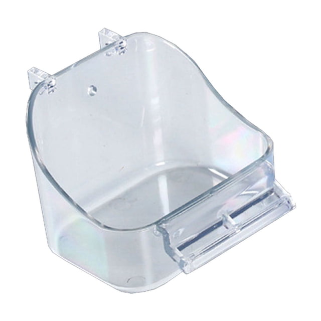 EDFBUYKRS Bird Bath Tub With For Cage Parrot Birdbath Shower Accessories Hanging Bird Cage Bathing For Small Birds Bird Bath For Cage Inside Birds Parrot Conure