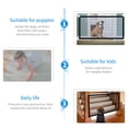 thumbnail image 4 of Dog Safety Gate Pet Mesh Fence Portable Folding Baby Safety Gate Install Anywhere 180*72CM, 4 of 7