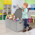 thumbnail image 1 of Sorbus Coffre de Rangement pour Jouets pour Enfants, Grand, avec Couvercle, Argent, 1 of 7