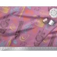 thumbnail image 2 of Soimoi polyester Crepe Fabric Vegetables,Jar & Cups Printed Craft Fabric by the Yard 42 Inch Wide, 2 of 3