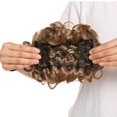 thumbnail image 2 of Hair Bun Extension with Claw Comb Ponytail Messy Chignon Updo Ponytail Scrunchie Donut Hairpiece, 2 of 6