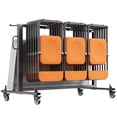 thumbnail image 1 of VEVOR Chariot Porte-Chaises Pliant pour 42 Chaises Ou 12 Tables de 400 Lb avec Roues, 1 of 9