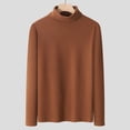 thumbnail image 2 of HAiming Chandails Thermiques à Col Roulé pour Hommes Couche de Base Décontractée Manches Longues Chandail Léger Automne Hiver Hauts Chauds, 2 of 5