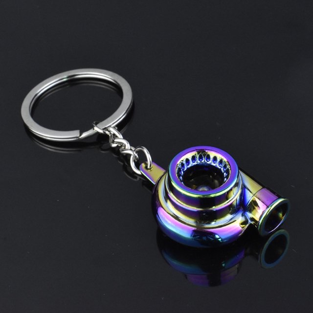 Up to 65% Off Mini Turbo Turbocharger Keychain Waist Hanging Key Ring Chain Pendant Necklace Rings Earring Jewelry on Clearance