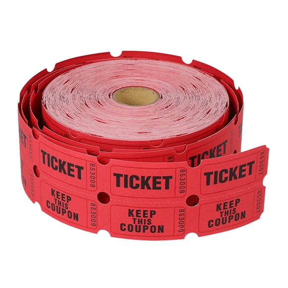 1 Rouleau de Billets de Tirage Étiquettes de Billets Universelles Rouleau de Billets Universel Billets d'Événements Billets Universels