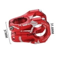 thumbnail image 3 of Langgg Pièces de Vélo à Tige Courte 35mm pour Vélo MTB Vélo Rouge, 3 of 5
