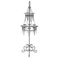 thumbnail image 2 of Design Toscano Malbark Castle Gothic Decor Floor Candelabra Candle Holder, 63 Inch, Grey Patina, 2 of 4