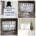 thumbnail image 3 of Rbaofujie Coffee Bar Decor Led Diy A4 Board Letters Character Alphabet Number Punctuation Jigsaws Light Panel Home Decoration Wedding Gift Classroom Decorations, 3 of 8