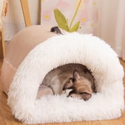 Amzcrzy Bedding, Air Mattresses & Accessories, Gifts for Women, Dog House Indoor Foldable Soft Kennel Bed Warm Cats House Puppy Cave With Cushion For Small Medium Large Dogs Cats Cat bed