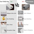 thumbnail image 4 of Hasoo 9' x 12' Large Area Rug High-Pile Plush Shag Rug Perfect for Living Rooms, Bedrooms, Dining Rooms, White, 4 of 7