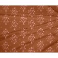 thumbnail image 4 of oneOone Polyester Lycra Fabric Floral Block Printed Fabric 1 Yard 56 Inch Wide, 4 of 4