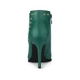 thumbnail image 2 of Unique Bargains Women's Pointed Toe Zipper Stiletto High Heel Ankle Boots, 2 of 7